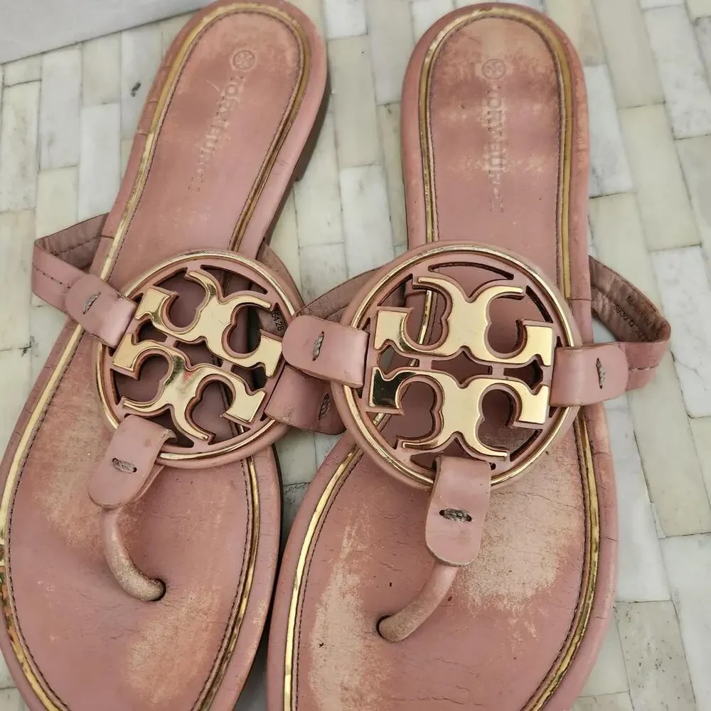 Tory Burch Miller leather thong sandals